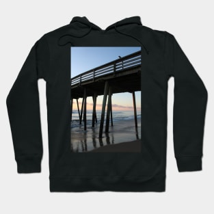 Virginia Beach Pier in the early morning hours Hoodie